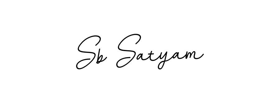 BallpointsItalic-DORy9 is a professional signature style that is perfect for those who want to add a touch of class to their signature. It is also a great choice for those who want to make their signature more unique. Get Sb Satyam name to fancy signature for free. Sb Satyam signature style 11 images and pictures png