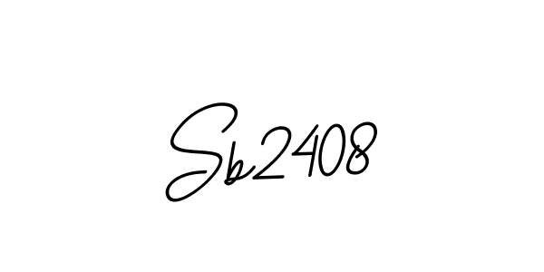 The best way (BallpointsItalic-DORy9) to make a short signature is to pick only two or three words in your name. The name Sb2408 include a total of six letters. For converting this name. Sb2408 signature style 11 images and pictures png