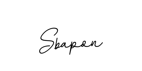 Use a signature maker to create a handwritten signature online. With this signature software, you can design (BallpointsItalic-DORy9) your own signature for name Sbapon. Sbapon signature style 11 images and pictures png