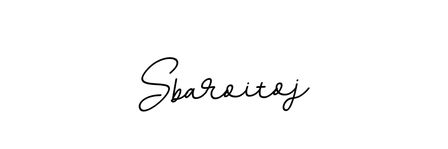 Make a beautiful signature design for name Sbaroitoj. With this signature (BallpointsItalic-DORy9) style, you can create a handwritten signature for free. Sbaroitoj signature style 11 images and pictures png