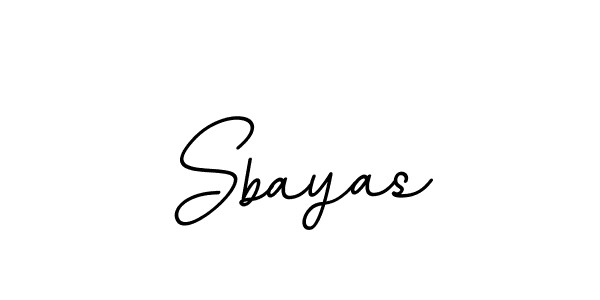 Sbayas stylish signature style. Best Handwritten Sign (BallpointsItalic-DORy9) for my name. Handwritten Signature Collection Ideas for my name Sbayas. Sbayas signature style 11 images and pictures png