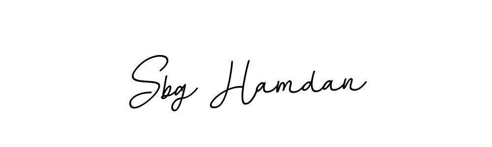 Use a signature maker to create a handwritten signature online. With this signature software, you can design (BallpointsItalic-DORy9) your own signature for name Sbg Hamdan. Sbg Hamdan signature style 11 images and pictures png