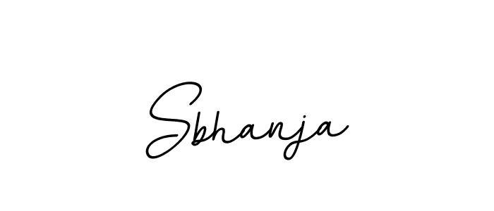 Sbhanja stylish signature style. Best Handwritten Sign (BallpointsItalic-DORy9) for my name. Handwritten Signature Collection Ideas for my name Sbhanja. Sbhanja signature style 11 images and pictures png