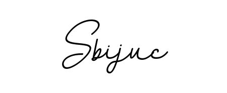 Personalize your online presence with Sbijuc signature rendered in elegant BallpointsItalic-DORy9 font. Great for website footers and blogs. Sbijuc signature style 11 images and pictures png