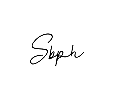 How to make Sbph name signature. Use BallpointsItalic-DORy9 style for creating short signs online. This is the latest handwritten sign. Sbph signature style 11 images and pictures png