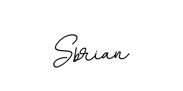 How to make Sbrian name signature. Use BallpointsItalic-DORy9 style for creating short signs online. This is the latest handwritten sign. Sbrian signature style 11 images and pictures png