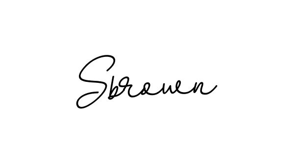 Make a beautiful signature design for name Sbrown. With this signature (BallpointsItalic-DORy9) style, you can create a handwritten signature for free. Sbrown signature style 11 images and pictures png