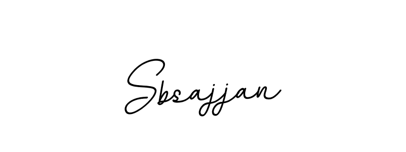 Design your own signature with our free online signature maker. With this signature software, you can create a handwritten (BallpointsItalic-DORy9) signature for name Sbsajjan. Sbsajjan signature style 11 images and pictures png