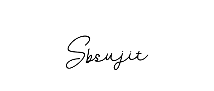 How to make Sbsujit name signature. Use BallpointsItalic-DORy9 style for creating short signs online. This is the latest handwritten sign. Sbsujit signature style 11 images and pictures png