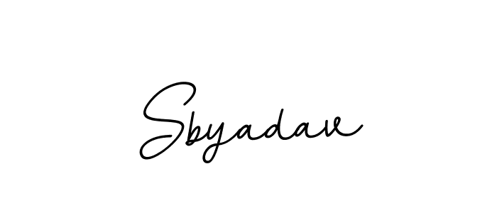 Make a beautiful signature design for name Sbyadav. Use this online signature maker to create a handwritten signature for free. Sbyadav signature style 11 images and pictures png