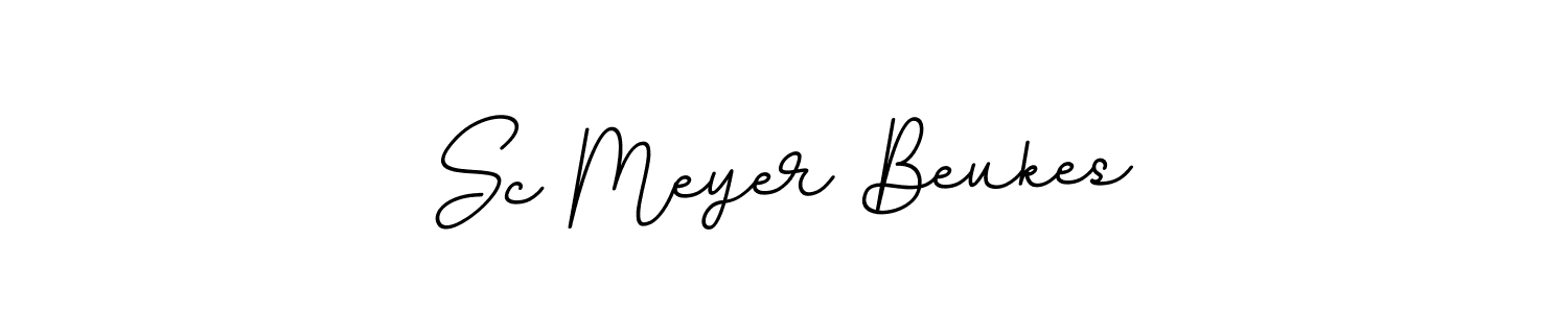 The best way (BallpointsItalic-DORy9) to make a short signature is to pick only two or three words in your name. The name Sc Meyer Beukes include a total of six letters. For converting this name. Sc Meyer Beukes signature style 11 images and pictures png