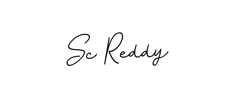 How to make Sc Reddy name signature. Use BallpointsItalic-DORy9 style for creating short signs online. This is the latest handwritten sign. Sc Reddy signature style 11 images and pictures png