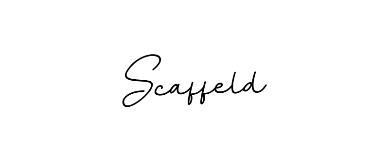 Create a beautiful signature design for name Scaffeld. With this signature (BallpointsItalic-DORy9) fonts, you can make a handwritten signature for free. Scaffeld signature style 11 images and pictures png