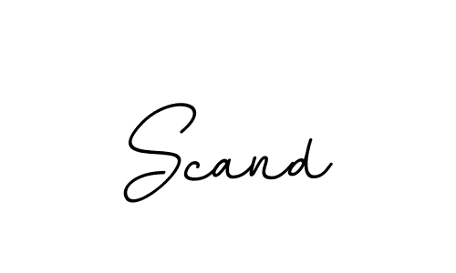 Make a beautiful signature design for name Scand. With this signature (BallpointsItalic-DORy9) style, you can create a handwritten signature for free. Scand signature style 11 images and pictures png