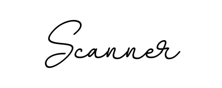 The BallpointsItalic-DORy9 font transforms the name Scanner into an executive sign with sharp precision and distinguished character. Scanner signature style 11 images and pictures png