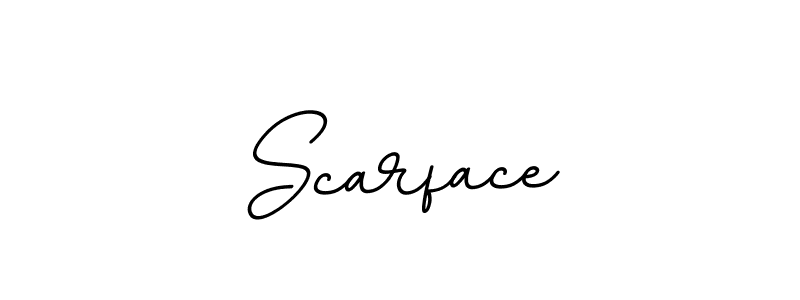 Make a beautiful signature design for name Scarface. With this signature (BallpointsItalic-DORy9) style, you can create a handwritten signature for free. Scarface signature style 11 images and pictures png