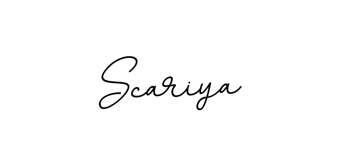 Make a beautiful signature design for name Scariya. With this signature (BallpointsItalic-DORy9) style, you can create a handwritten signature for free. Scariya signature style 11 images and pictures png