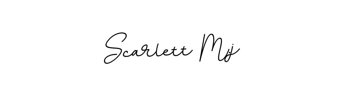 if you are searching for the best signature style for your name Scarlett M.j. so please give up your signature search. here we have designed multiple signature styles  using BallpointsItalic-DORy9. Scarlett M.j signature style 11 images and pictures png