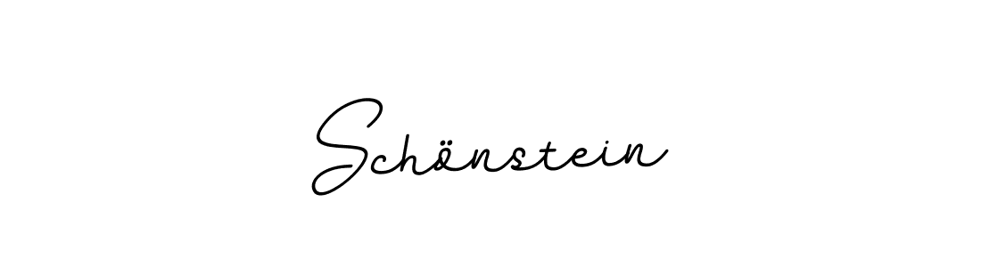 Schönstein stylish signature style. Best Handwritten Sign (BallpointsItalic-DORy9) for my name. Handwritten Signature Collection Ideas for my name Schönstein. Schönstein signature style 11 images and pictures png