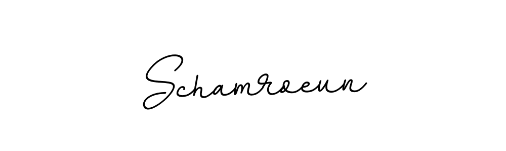 Also we have Schamroeun name is the best signature style. Create professional handwritten signature collection using BallpointsItalic-DORy9 autograph style. Schamroeun signature style 11 images and pictures png