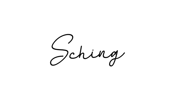 Create a beautiful signature design for name Sching. With this signature (BallpointsItalic-DORy9) fonts, you can make a handwritten signature for free. Sching signature style 11 images and pictures png