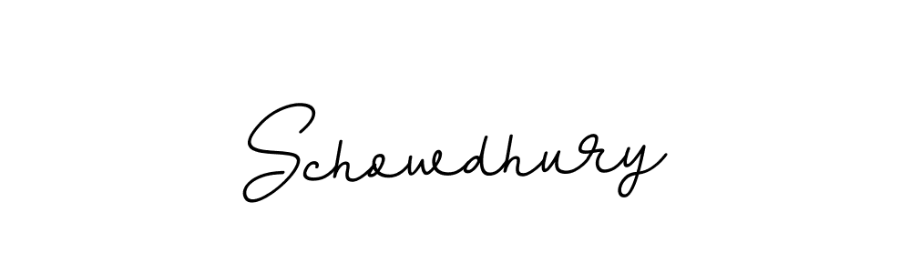 Design your own signature with our free online signature maker. With this signature software, you can create a handwritten (BallpointsItalic-DORy9) signature for name Schowdhury. Schowdhury signature style 11 images and pictures png