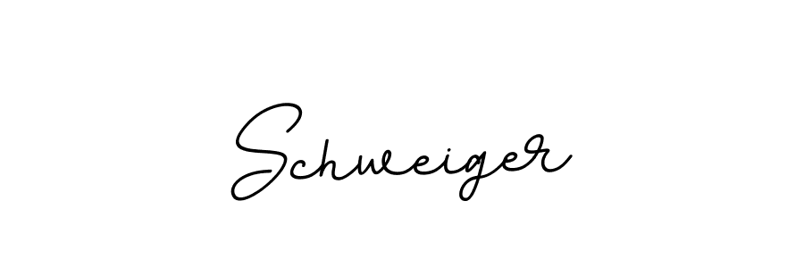 How to make Schweiger name signature. Use BallpointsItalic-DORy9 style for creating short signs online. This is the latest handwritten sign. Schweiger signature style 11 images and pictures png