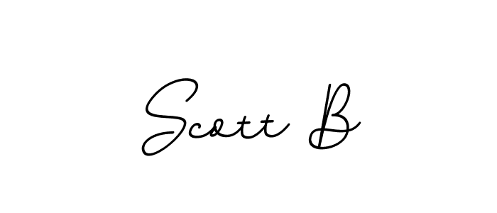 Also You can easily find your signature by using the search form. We will create Scott B name handwritten signature images for you free of cost using BallpointsItalic-DORy9 sign style. Scott B signature style 11 images and pictures png