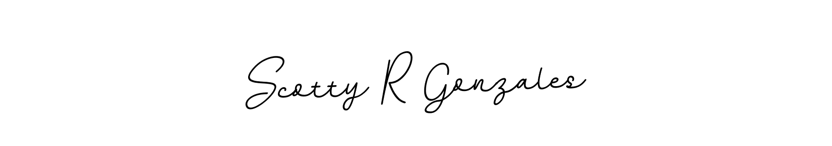 Design your own signature with our free online signature maker. With this signature software, you can create a handwritten (BallpointsItalic-DORy9) signature for name Scotty R Gonzales. Scotty R Gonzales signature style 11 images and pictures png