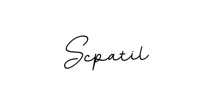 Make a beautiful signature design for name Scpatil. With this signature (BallpointsItalic-DORy9) style, you can create a handwritten signature for free. Scpatil signature style 11 images and pictures png