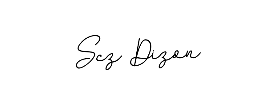 Scz Dizon stylish signature style. Best Handwritten Sign (BallpointsItalic-DORy9) for my name. Handwritten Signature Collection Ideas for my name Scz Dizon. Scz Dizon signature style 11 images and pictures png