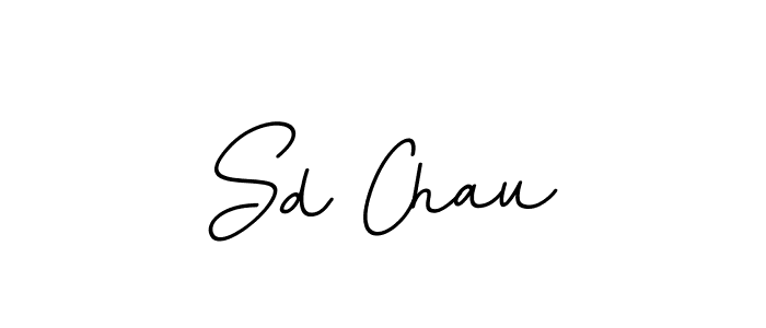 You should practise on your own different ways (BallpointsItalic-DORy9) to write your name (Sd Chau) in signature. don't let someone else do it for you. Sd Chau signature style 11 images and pictures png