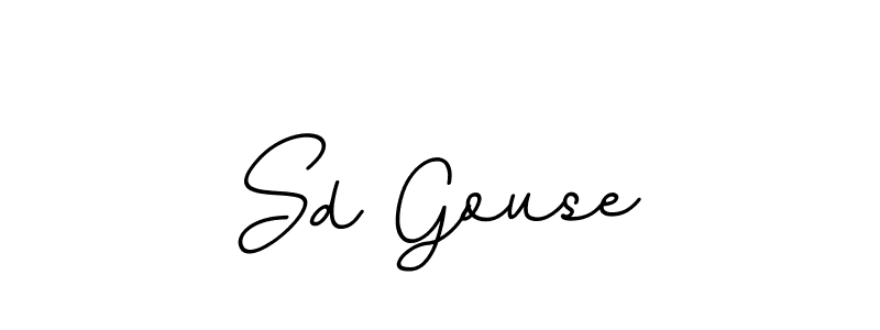 Make a beautiful signature design for name Sd Gouse. With this signature (BallpointsItalic-DORy9) style, you can create a handwritten signature for free. Sd Gouse signature style 11 images and pictures png