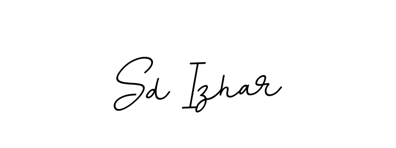 This is the best signature style for the Sd Izhar name. Also you like these signature font (BallpointsItalic-DORy9). Mix name signature. Sd Izhar signature style 11 images and pictures png