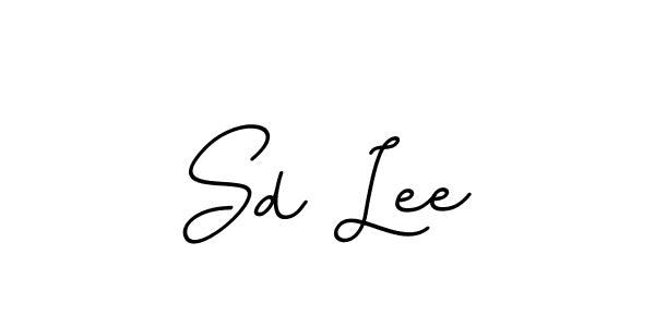 Design your own signature with our free online signature maker. With this signature software, you can create a handwritten (BallpointsItalic-DORy9) signature for name Sd Lee. Sd Lee signature style 11 images and pictures png