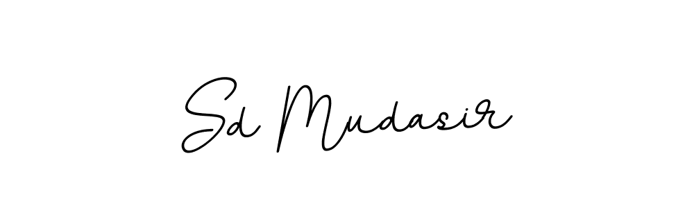 The best way (BallpointsItalic-DORy9) to make a short signature is to pick only two or three words in your name. The name Sd Mudasir include a total of six letters. For converting this name. Sd Mudasir signature style 11 images and pictures png