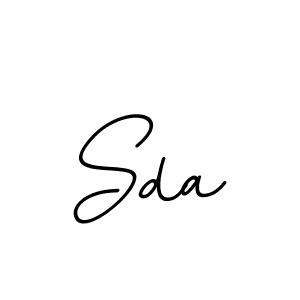 You should practise on your own different ways (BallpointsItalic-DORy9) to write your name (Sda) in signature. don't let someone else do it for you. Sda signature style 11 images and pictures png