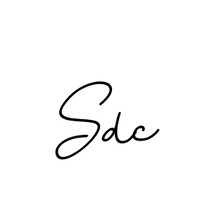Use a signature maker to create a handwritten signature online. With this signature software, you can design (BallpointsItalic-DORy9) your own signature for name Sdc. Sdc signature style 11 images and pictures png