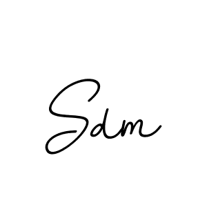 You should practise on your own different ways (BallpointsItalic-DORy9) to write your name (Sdm) in signature. don't let someone else do it for you. Sdm signature style 11 images and pictures png