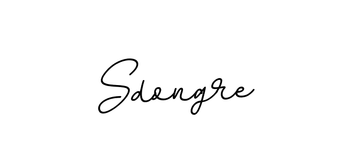 Make a beautiful signature design for name Sdongre. With this signature (BallpointsItalic-DORy9) style, you can create a handwritten signature for free. Sdongre signature style 11 images and pictures png