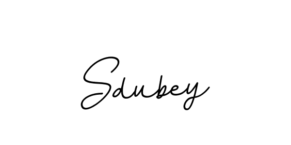 How to make Sdubey name signature. Use BallpointsItalic-DORy9 style for creating short signs online. This is the latest handwritten sign. Sdubey signature style 11 images and pictures png