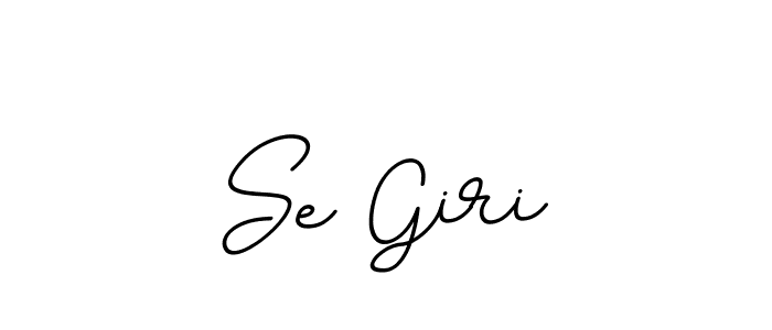 Create a beautiful signature design for name Se Giri. With this signature (BallpointsItalic-DORy9) fonts, you can make a handwritten signature for free. Se Giri signature style 11 images and pictures png