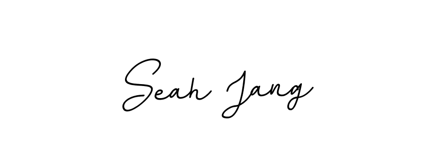 Make a beautiful signature design for name Seah Jang. With this signature (BallpointsItalic-DORy9) style, you can create a handwritten signature for free. Seah Jang signature style 11 images and pictures png