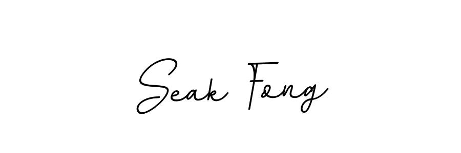 Use a signature maker to create a handwritten signature online. With this signature software, you can design (BallpointsItalic-DORy9) your own signature for name Seak Fong. Seak Fong signature style 11 images and pictures png
