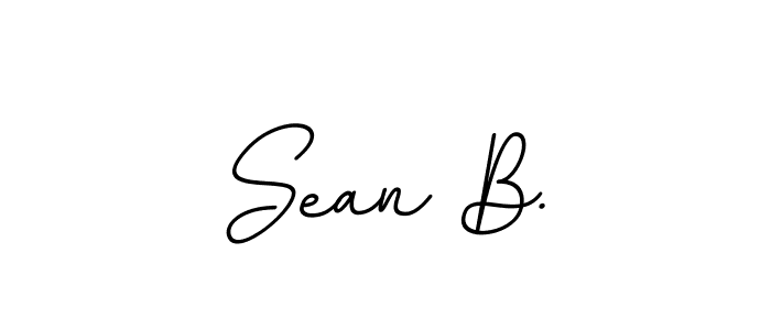 How to make Sean B. signature? BallpointsItalic-DORy9 is a professional autograph style. Create handwritten signature for Sean B. name. Sean B. signature style 11 images and pictures png