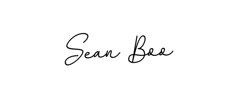 Use a signature maker to create a handwritten signature online. With this signature software, you can design (BallpointsItalic-DORy9) your own signature for name Sean Boo. Sean Boo signature style 11 images and pictures png