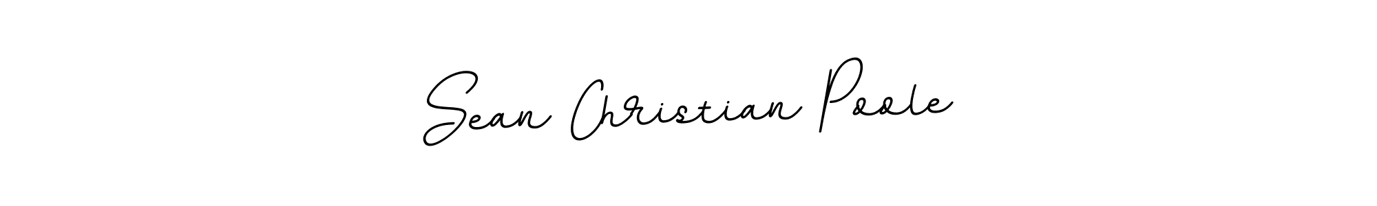 Sean Christian Poole stylish signature style. Best Handwritten Sign (BallpointsItalic-DORy9) for my name. Handwritten Signature Collection Ideas for my name Sean Christian Poole. Sean Christian Poole signature style 11 images and pictures png