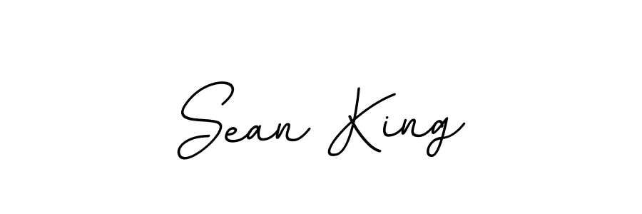 Design your own signature with our free online signature maker. With this signature software, you can create a handwritten (BallpointsItalic-DORy9) signature for name Sean King. Sean King signature style 11 images and pictures png