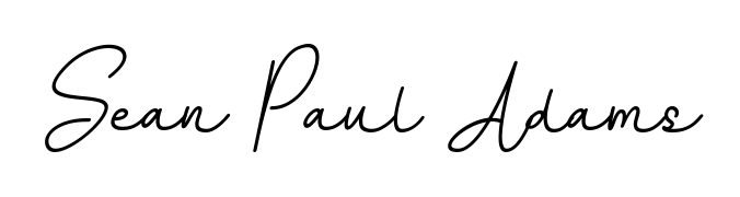 The BallpointsItalic-DORy9 typeface gives name Sean Paul Adams a refined look. Suitable for certificates, diplomas, and official verification. Sean Paul Adams signature style 11 images and pictures png