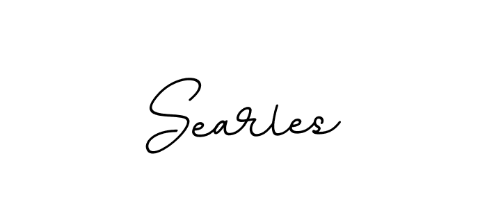 Use a signature maker to create a handwritten signature online. With this signature software, you can design (BallpointsItalic-DORy9) your own signature for name Searles. Searles signature style 11 images and pictures png